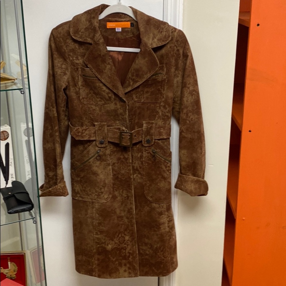 Knee length brown Cynthia Steefe coat